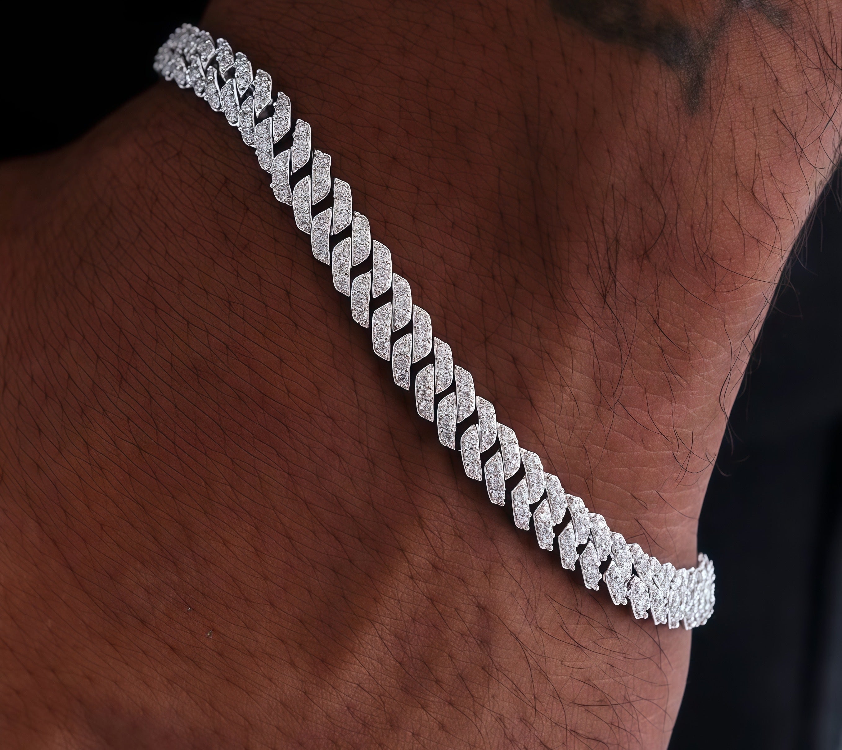 Moissanite Cuban Bracelet