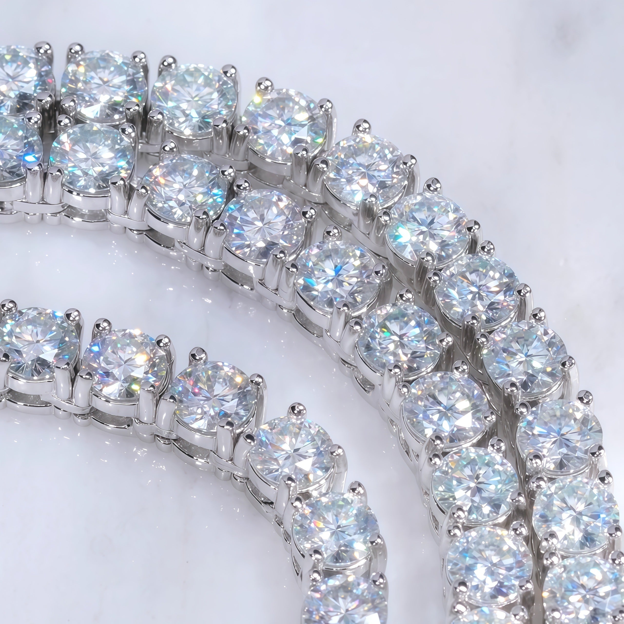 Moissanite Tennis Chain