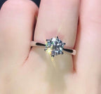 Moissanite Stud Rings