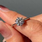 Moissanite Stud Rings