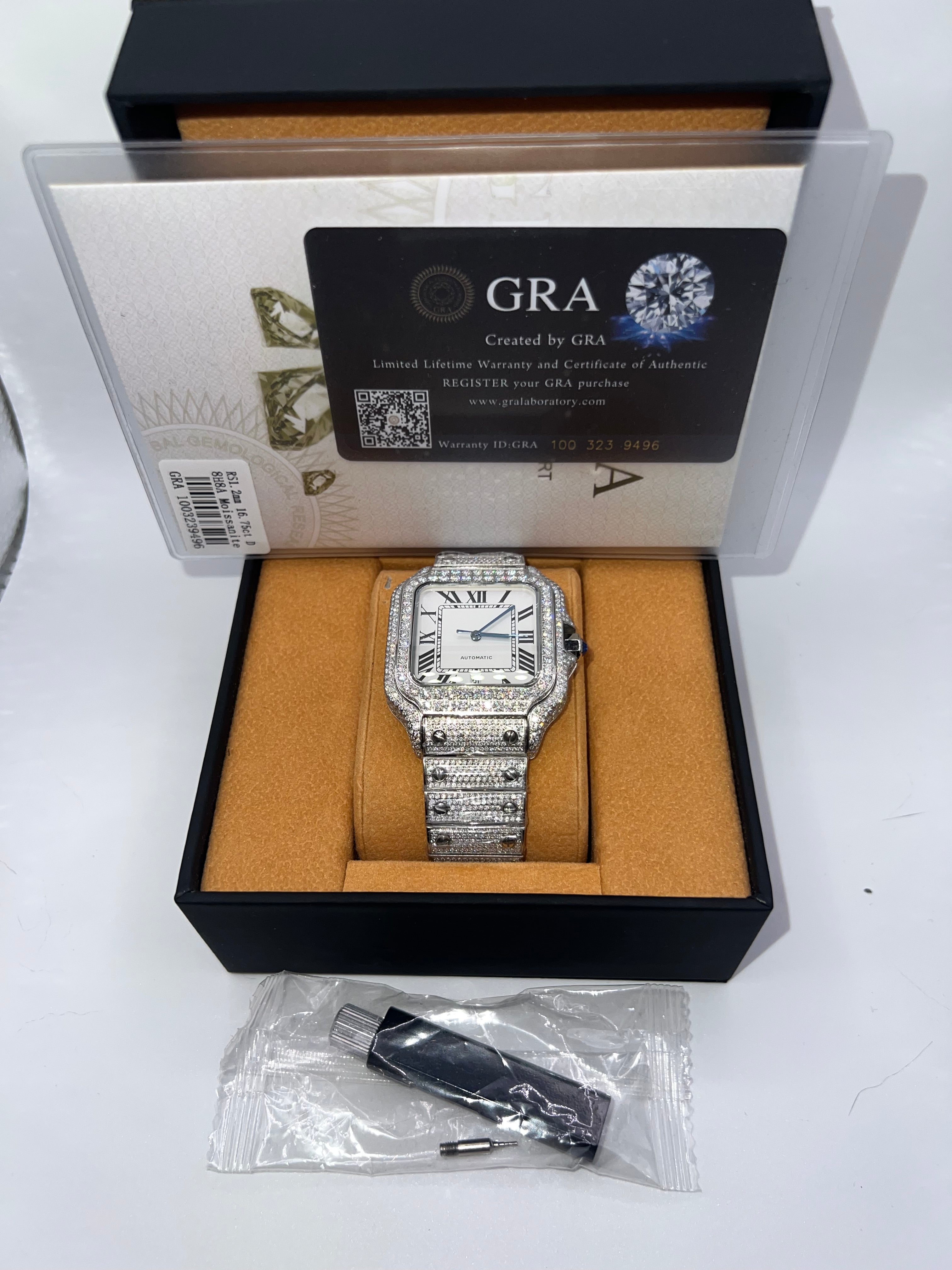 Square Moissanite Watch